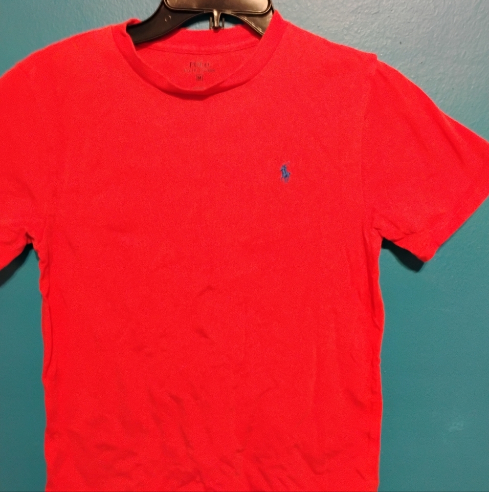 Ladies Polo by Ralph Lauren Bright Red Tee